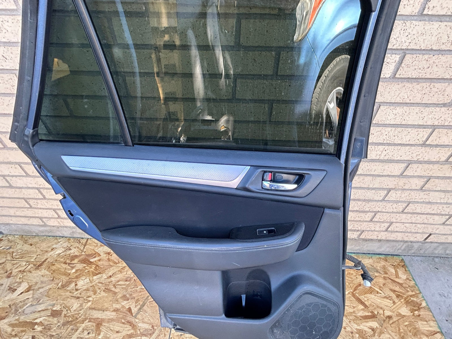 2015-2019 Subaru Outback Left Rear Door Shell Complete Blue H1C 60409AL03A9P