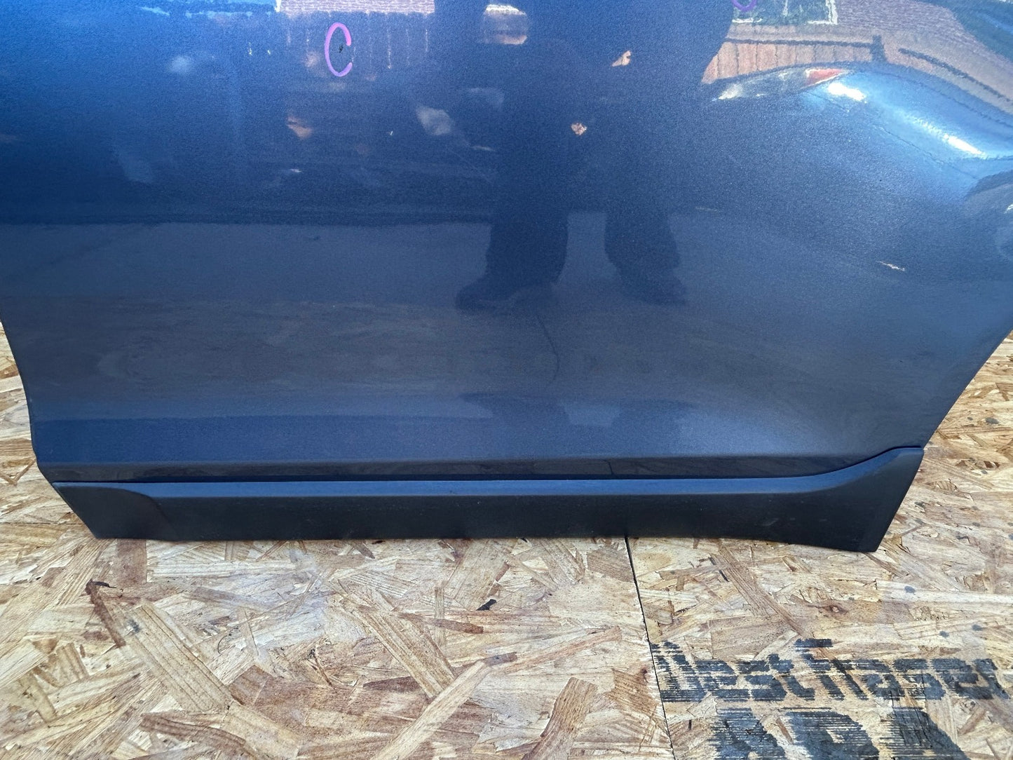 2015-2019 Subaru Outback Left Rear Door Shell Complete Blue H1C 60409AL03A9P