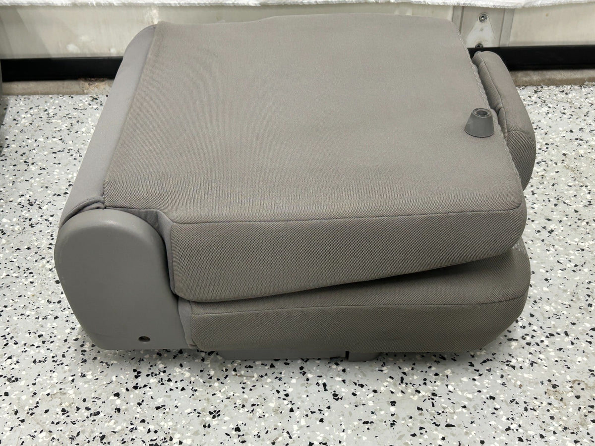 03-09 Toyota 4runner Rear Third Row Seats Complete Set Gray OEM 71710-35010