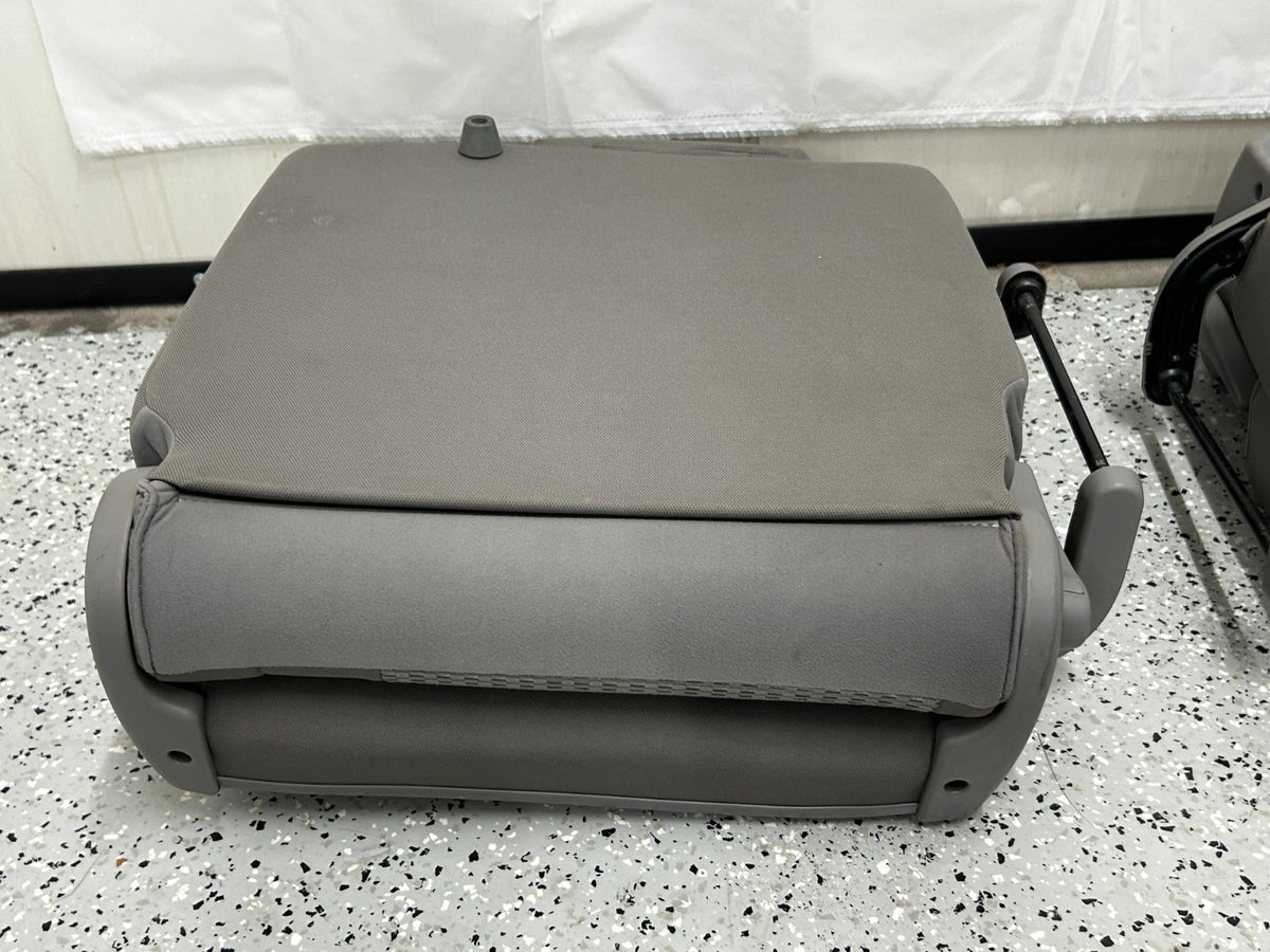 03-09 Toyota 4runner Rear Third Row Seats Complete Set Gray OEM 71710-35010