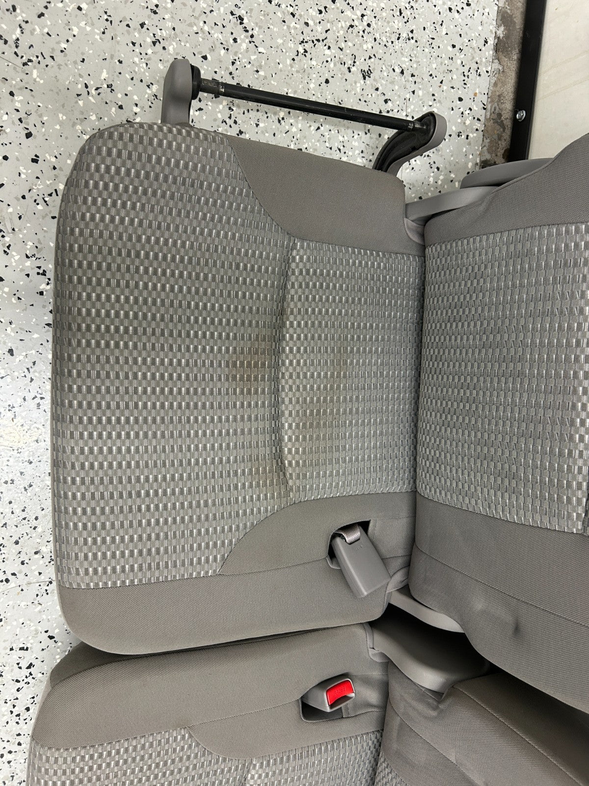 03-09 Toyota 4runner Rear Third Row Seats Complete Set Gray OEM 71710-35010