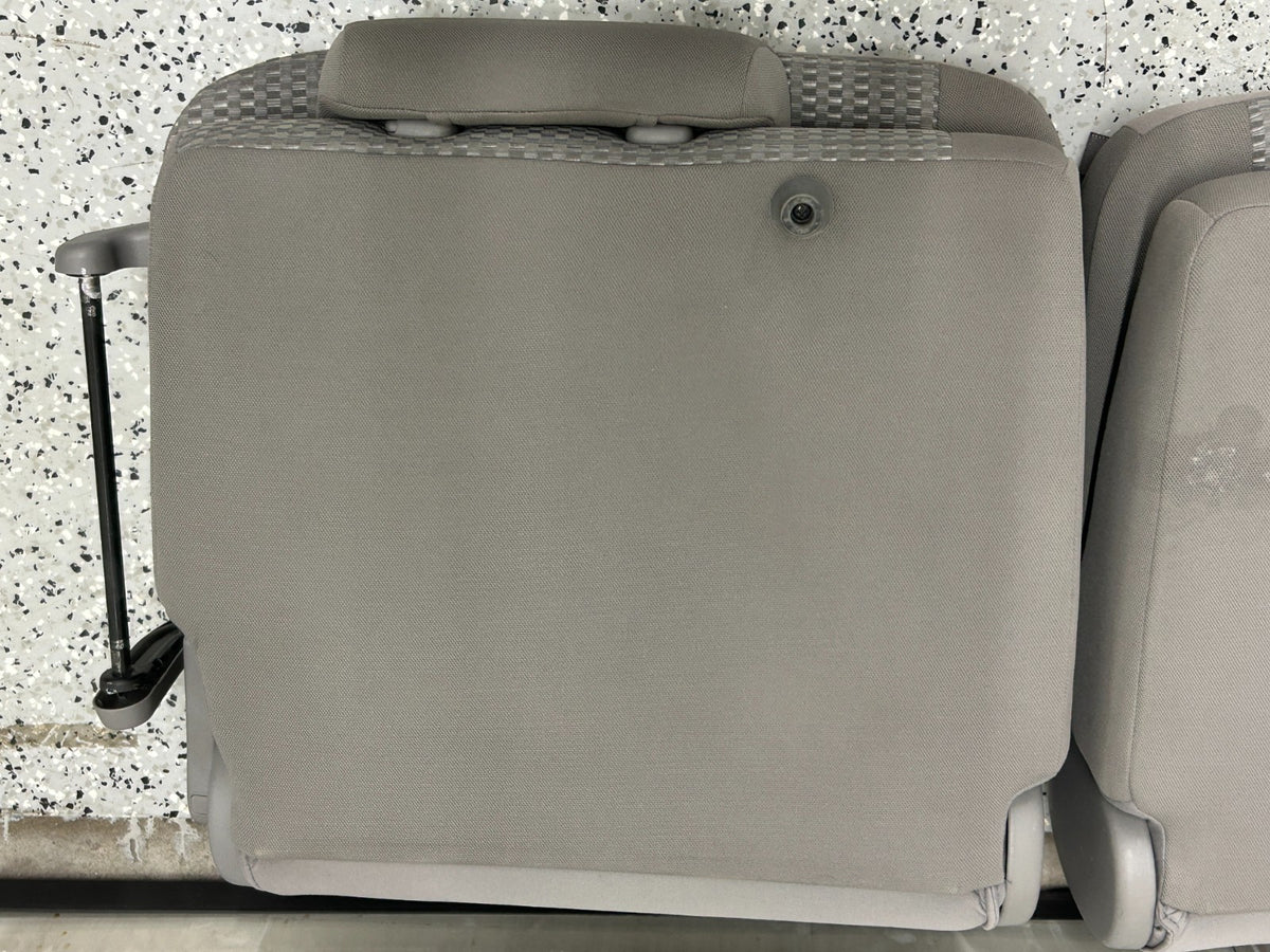 03-09 Toyota 4runner Rear Third Row Seats Complete Set Gray OEM 71710-35010