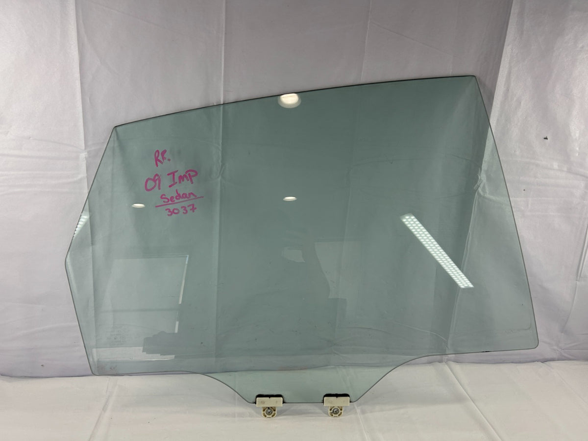 2009-2011 Subaru Impreza Rear Right Passenger Door Window Glass OEM 62011FG100