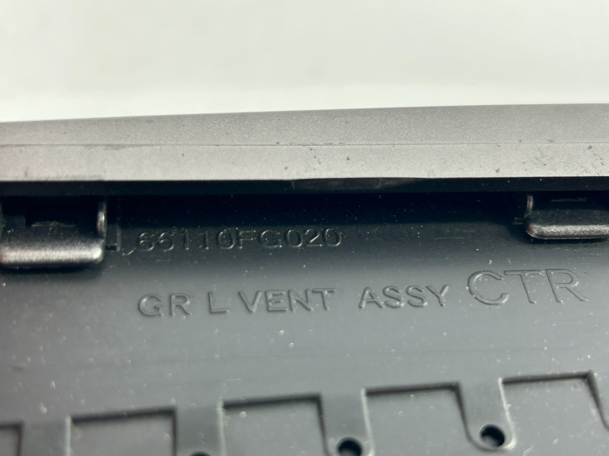 2008-2011 Subaru Impreza Center Dash AC Vent Radio Trim Bezel OEM 66110FG020