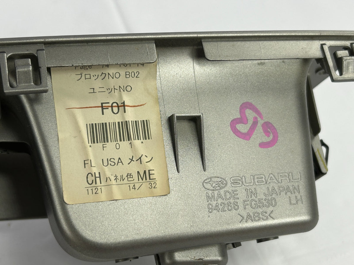 2008-2010 Subaru Impreza Front Left Master Window Control Switch OEM 94266FG530