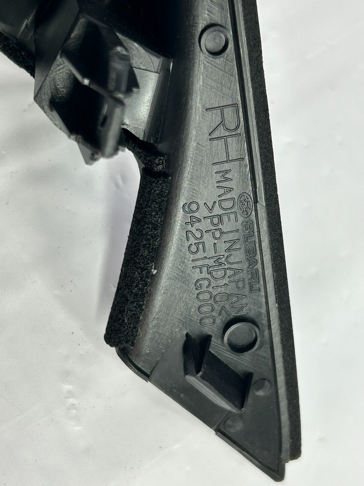 08-10 Subaru Impreza Front Right Door Gusset Corner Trim Cover OEM 94251FG000