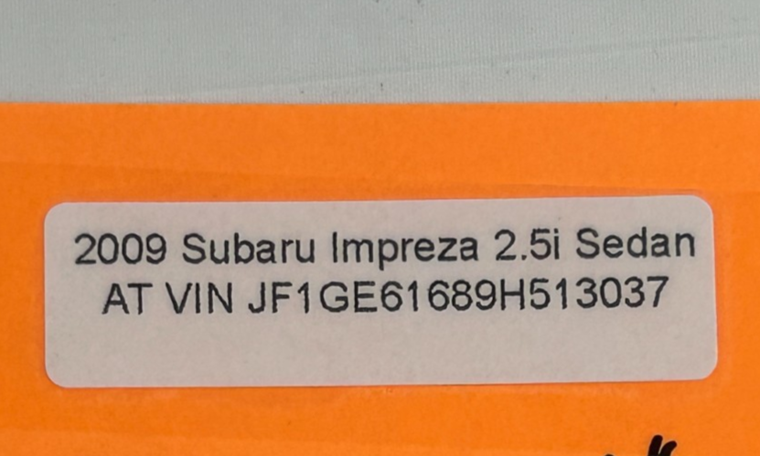 2008-2009 Subaru Impreza Yaw Rate Stability Turn Sensor OEM 27542FG010
