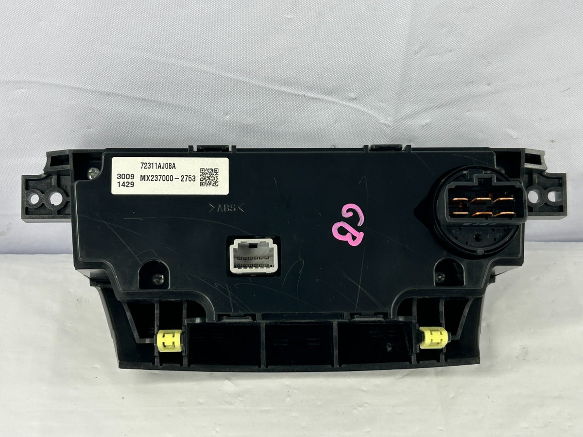 2010-2014 Subaru Outback AC Climate Temperature Control Manual OEM 72311AJ08A
