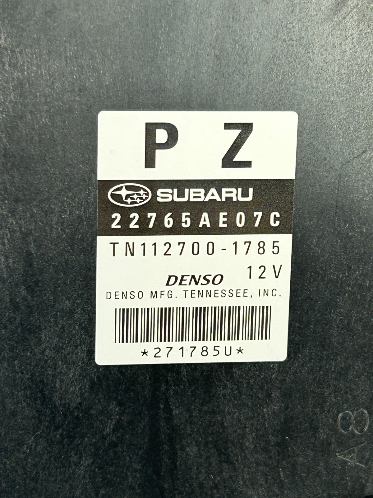 2013 Subaru Outback Engine Control Computer Module OEM 22765AE07B