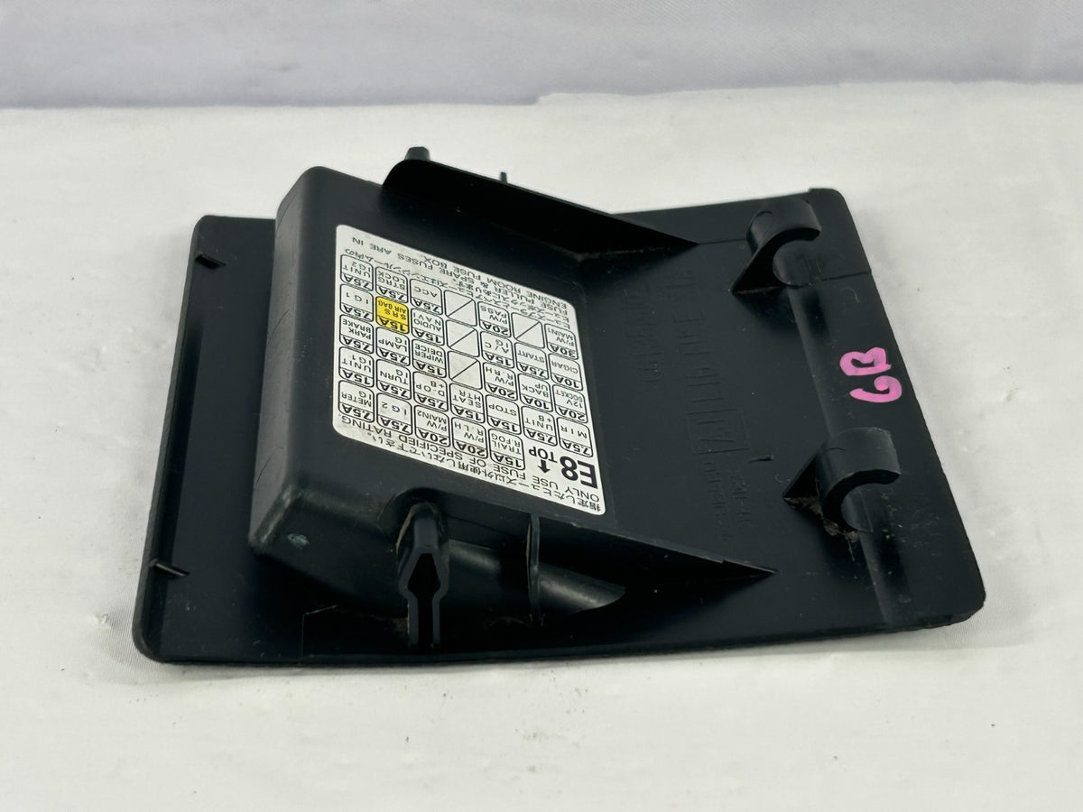 2013-2014 Subaru Outback Interior Fuse Box Lid Cover Trim Black OEM 66135AJ01AVH