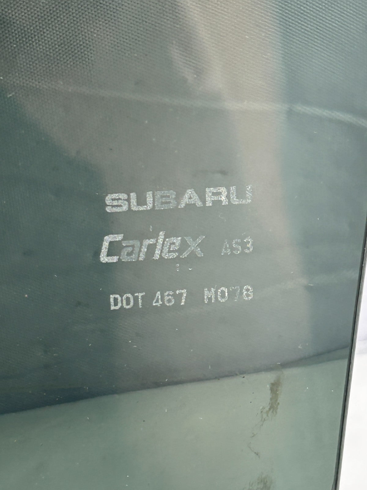 2013-2014 Subaru Outback Rear Right Passenger Door Window Glass OEM 62011AJ38A