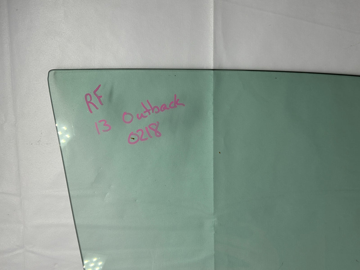 2010-2014 Subaru Outback Front Right Passenger Door Window Glass OEM 61011AJ00A