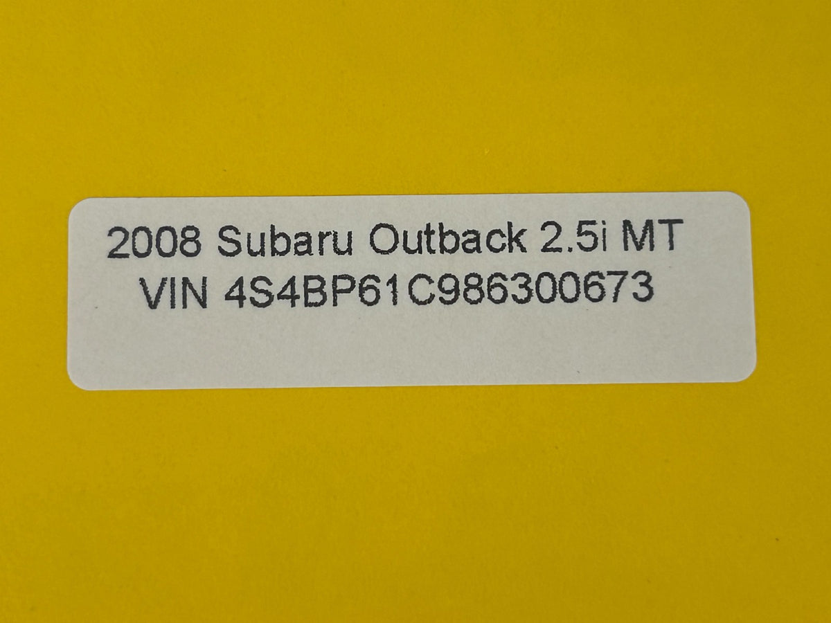 05-09 Subaru Outback Rear Right Side Power Window Control Switch OEM 83071AG04A