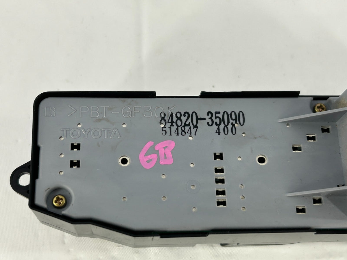 2003-2005 Toyota 4Runner Front Left Door Master Window Switch OEM 84820-35090