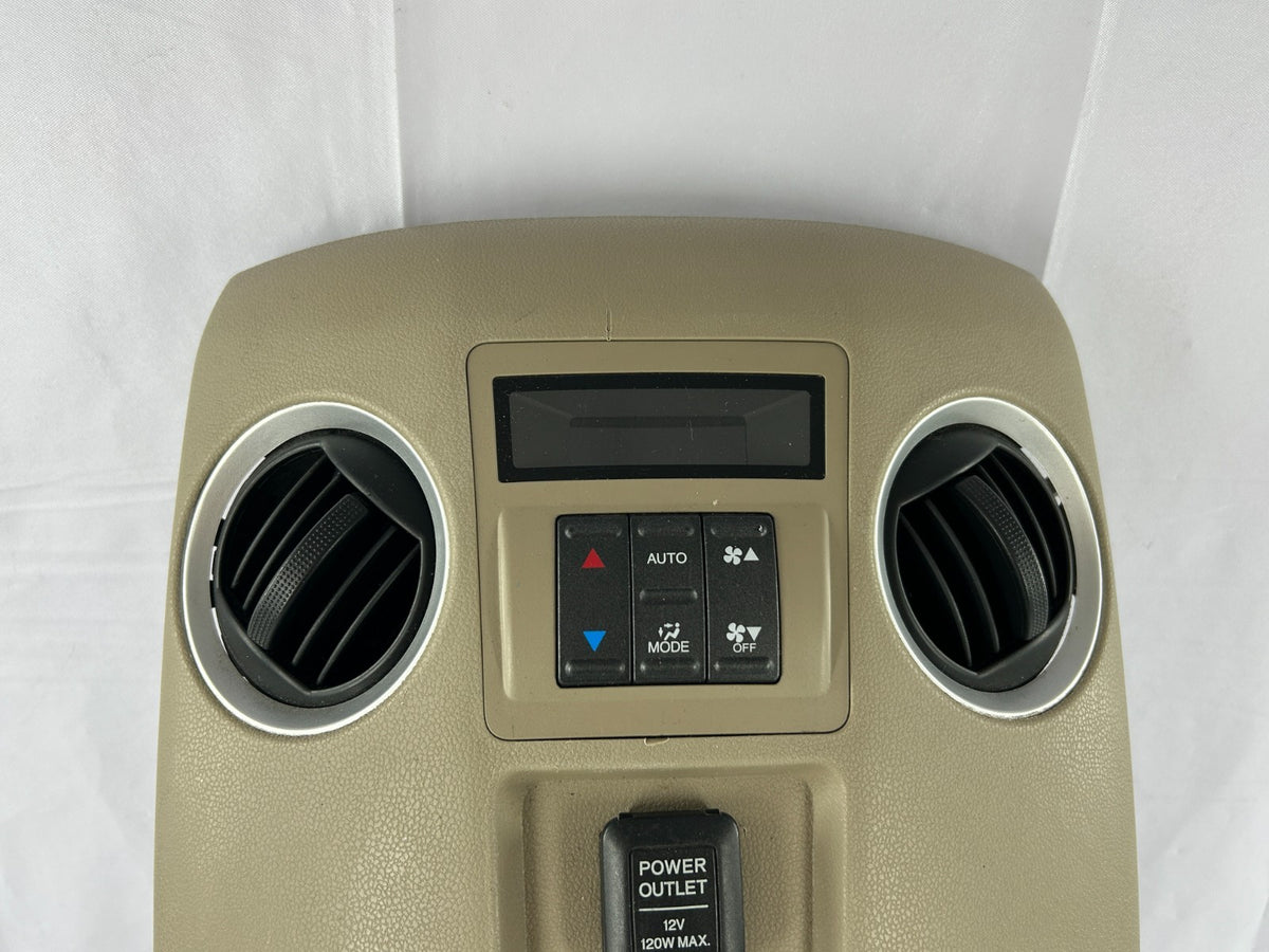 09-15 Honda Pilot Rear Center Console Trim Cover Vent Bezel OEM 83419SZAA01ZD