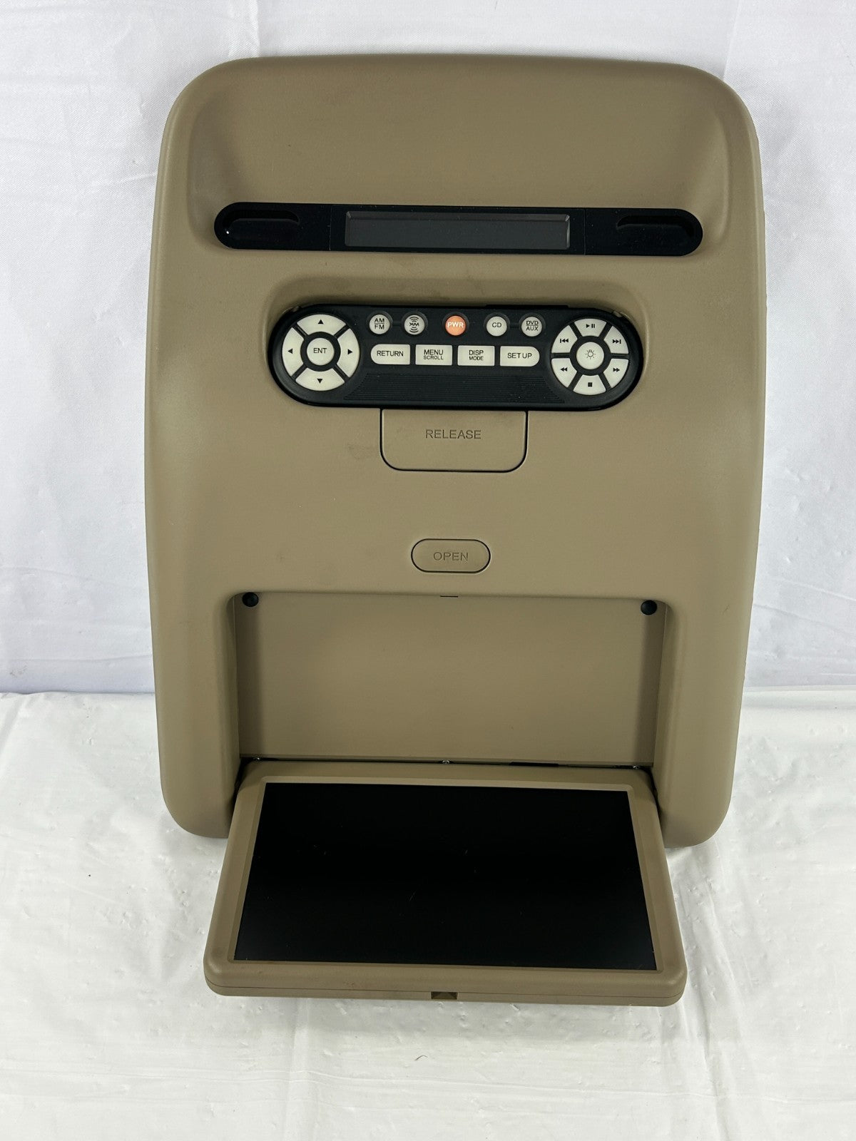 2009-2011 Honda Pilot Overhead Entertainment DVD Monitor Beige OEM 39460-SZA-A01