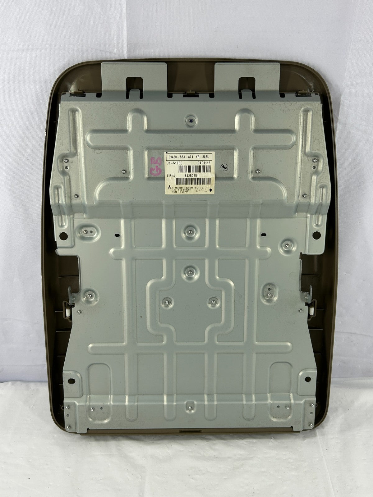 2009-2011 Honda Pilot Overhead Entertainment DVD Monitor Beige OEM 39460-SZA-A01