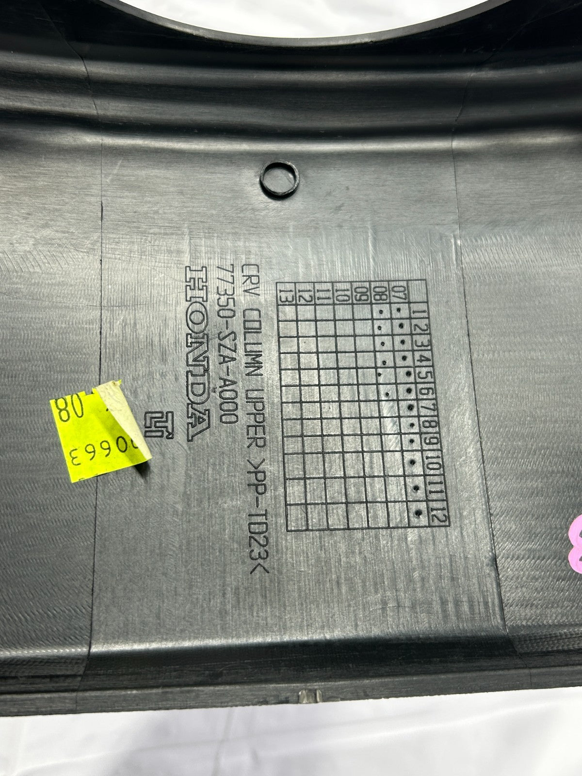 2009-2015 Honda Pilot Steering Column Upper Lower Cover OEM 77350-SZA-A00ZA