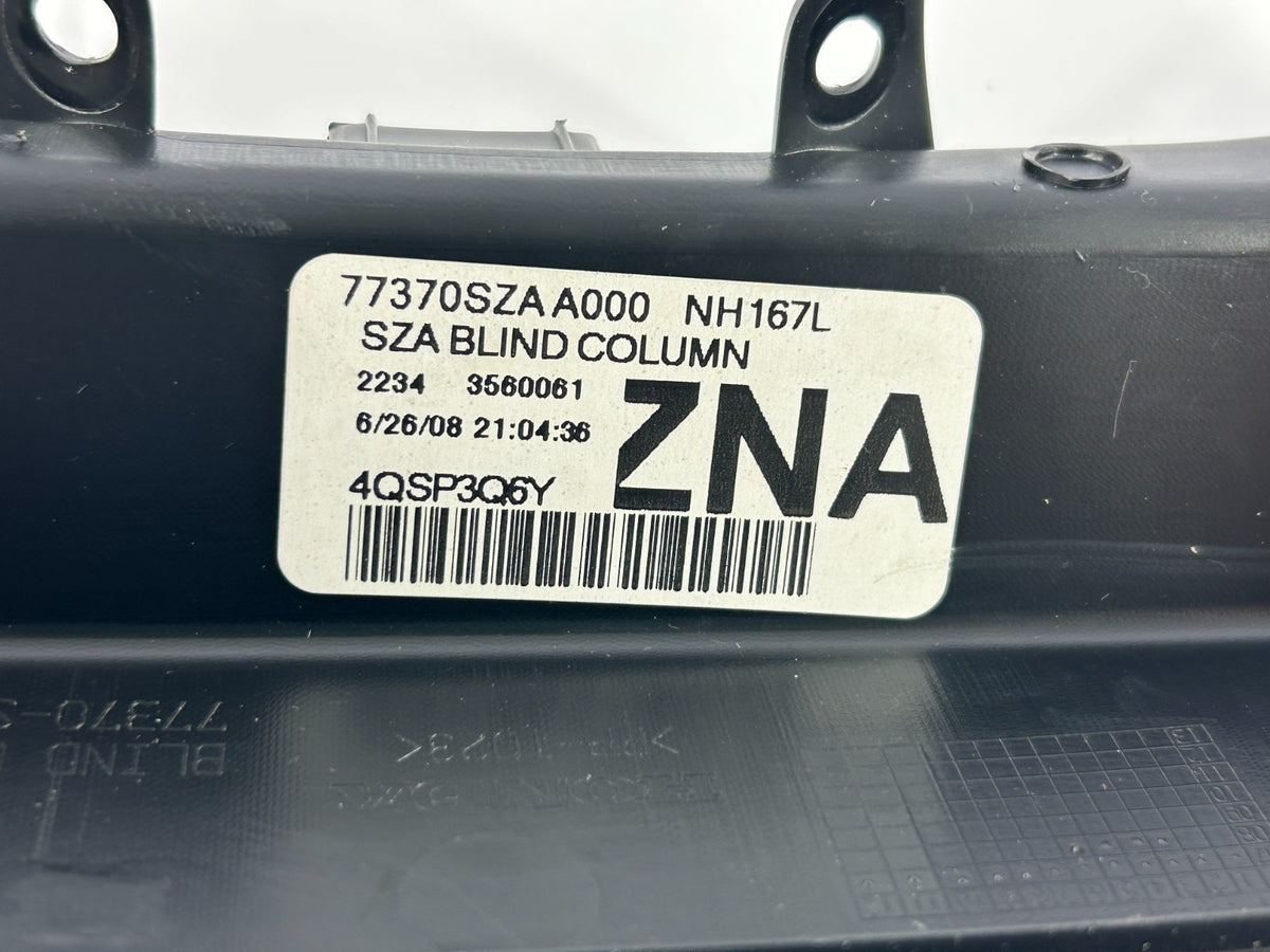2009-2015 Honda Pilot Steering Blind Column Upper Trim Black OEM 77370-SZA-A00ZA