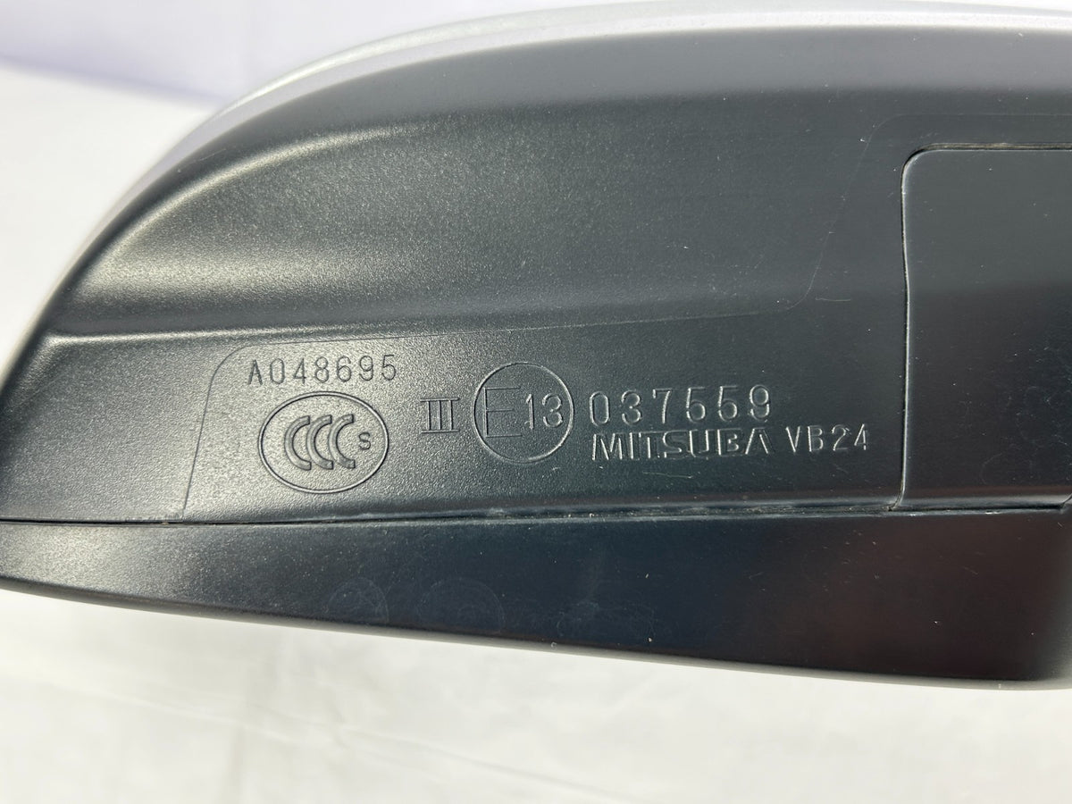 16-17 Subaru Crosstrek Right Side Power Heated Rear Mirror Silver OEM 91036VA061
