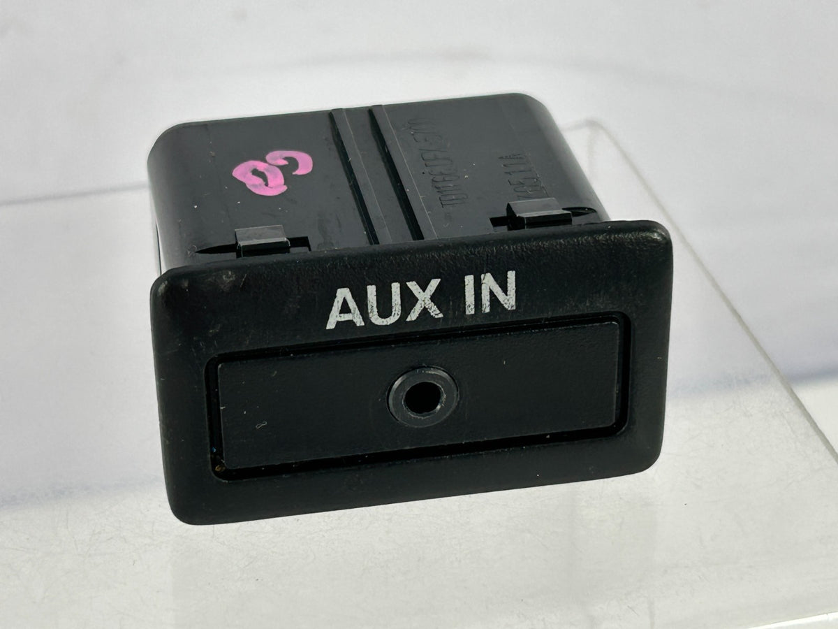 07-12 Mazda CX-9 Center Console Auxiliary Jack Input Port Adapter OEM TD1166DFX