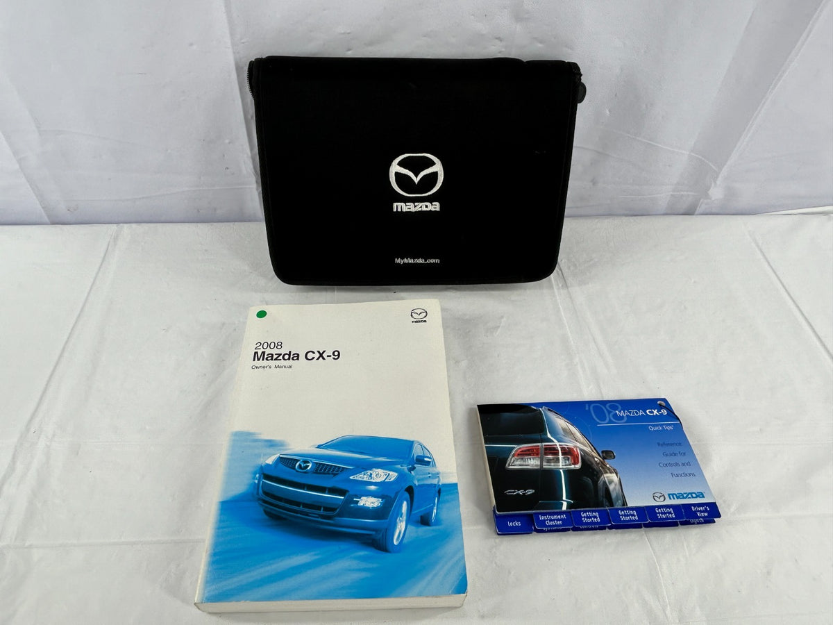 2008 Mazda CX-9 Owners Manual Instruction Book Guide Set OEM