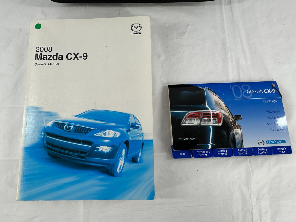 2008 Mazda CX-9 Owners Manual Instruction Book Guide Set OEM