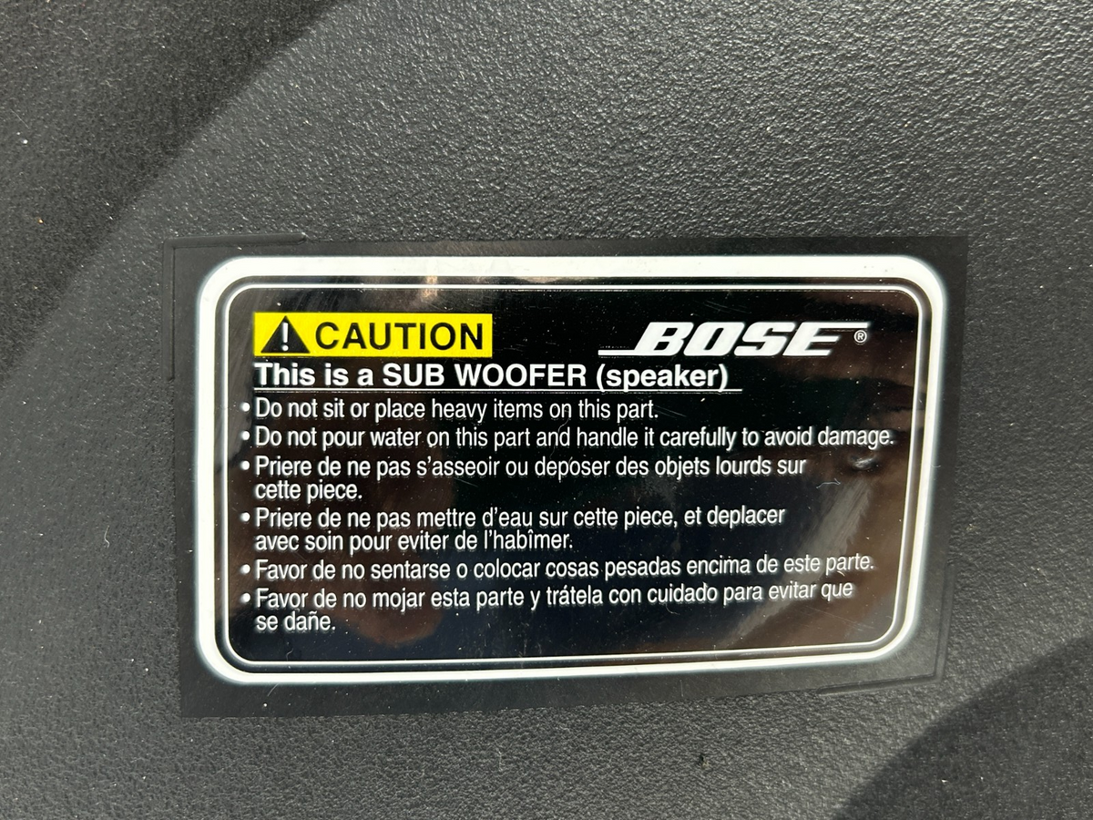 2007-2012 Mazda CX-9 7L Bose Audio Subwoofer Speaker OEM TD14-66-960