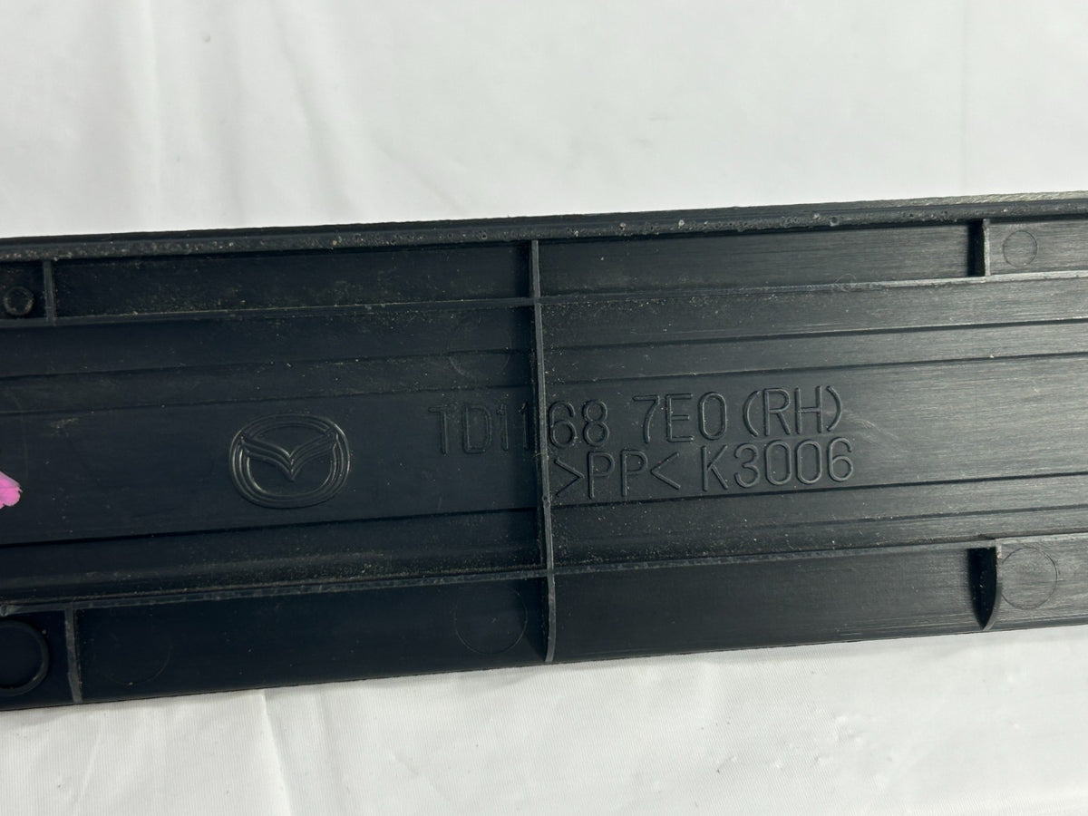 07-15 Mazda CX-9 Front Right Passenger Door Sill Scuff Plate Trim OE TD11-68-7E0