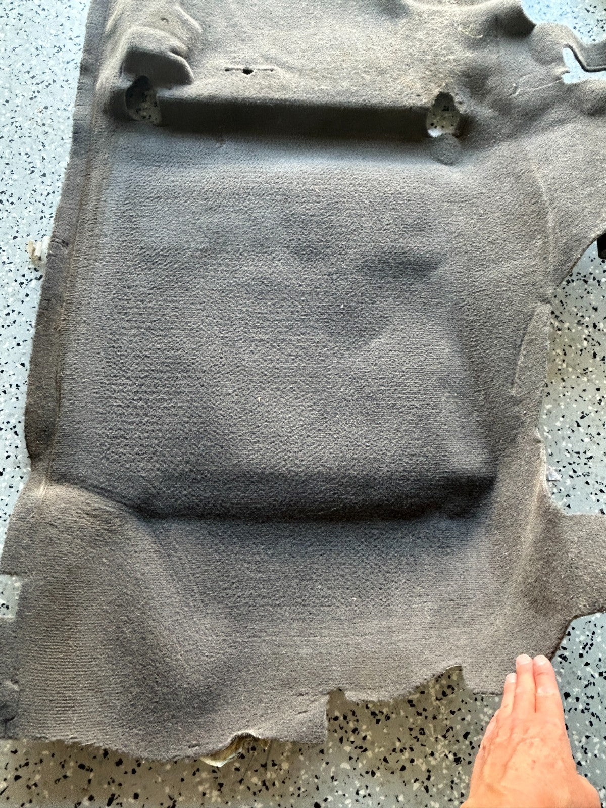 02-05 Toyota Sequoia Front Access Cabin Interior Floor Carpet Gray 58510-0C073