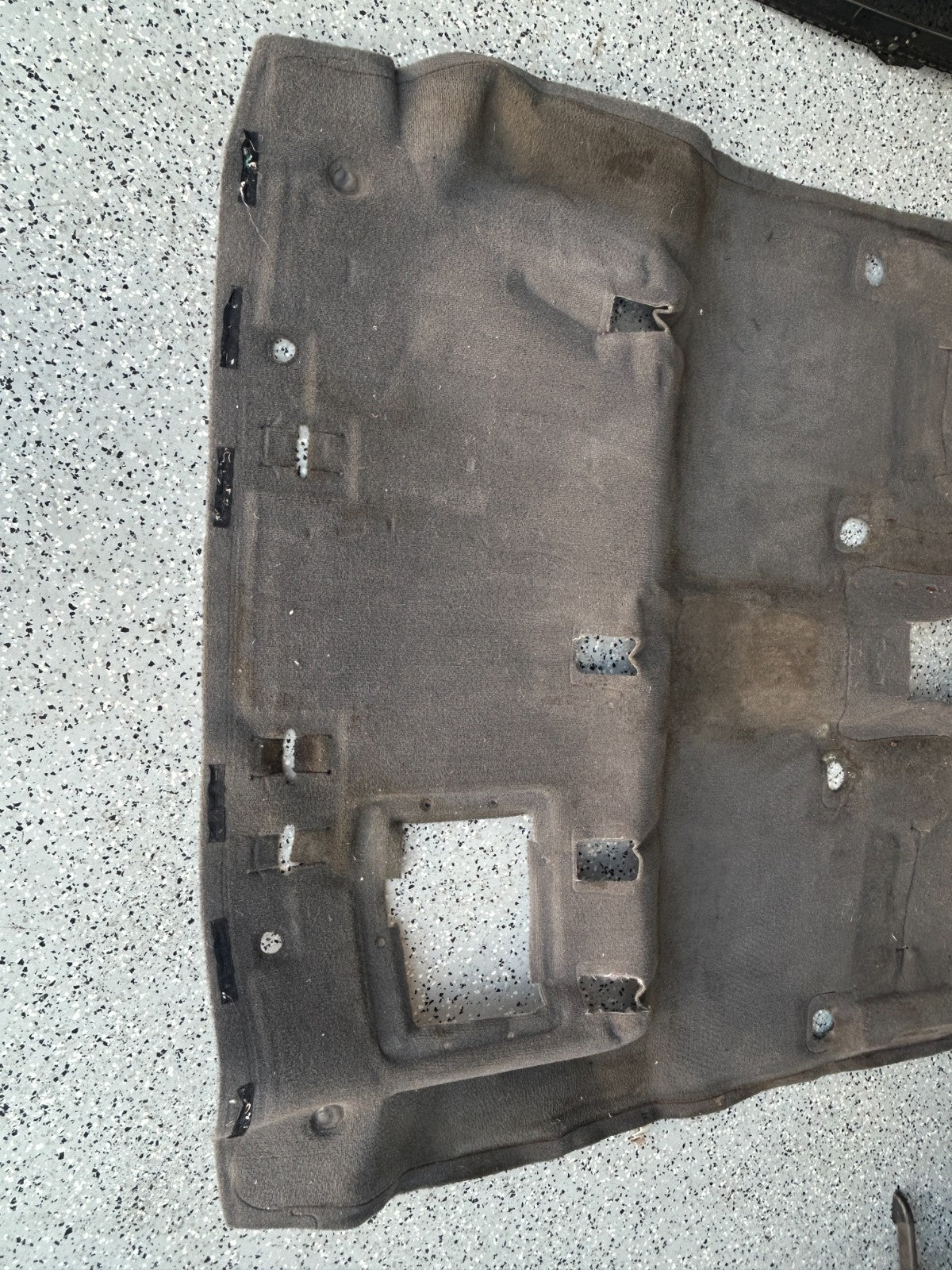 02-05 Toyota Sequoia Front Access Cabin Interior Floor Carpet Gray 58510-0C073