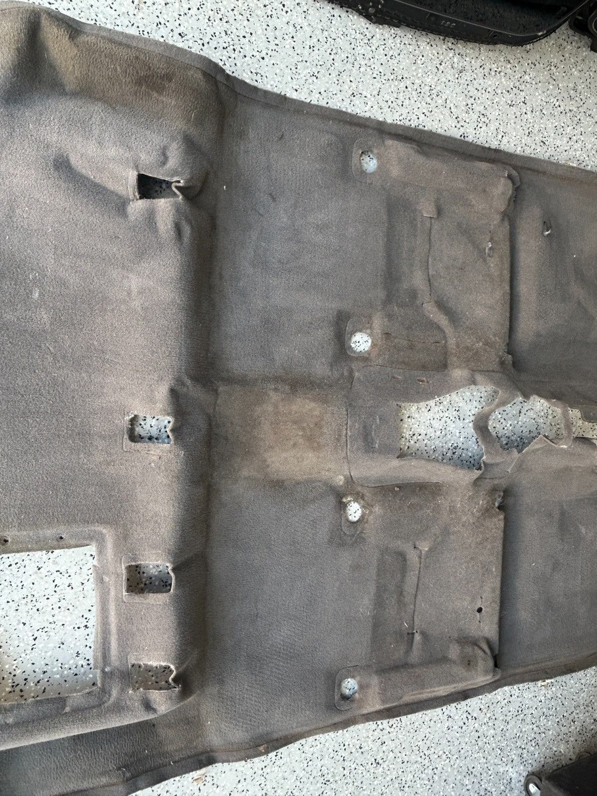 02-05 Toyota Sequoia Front Access Cabin Interior Floor Carpet Gray 58510-0C073