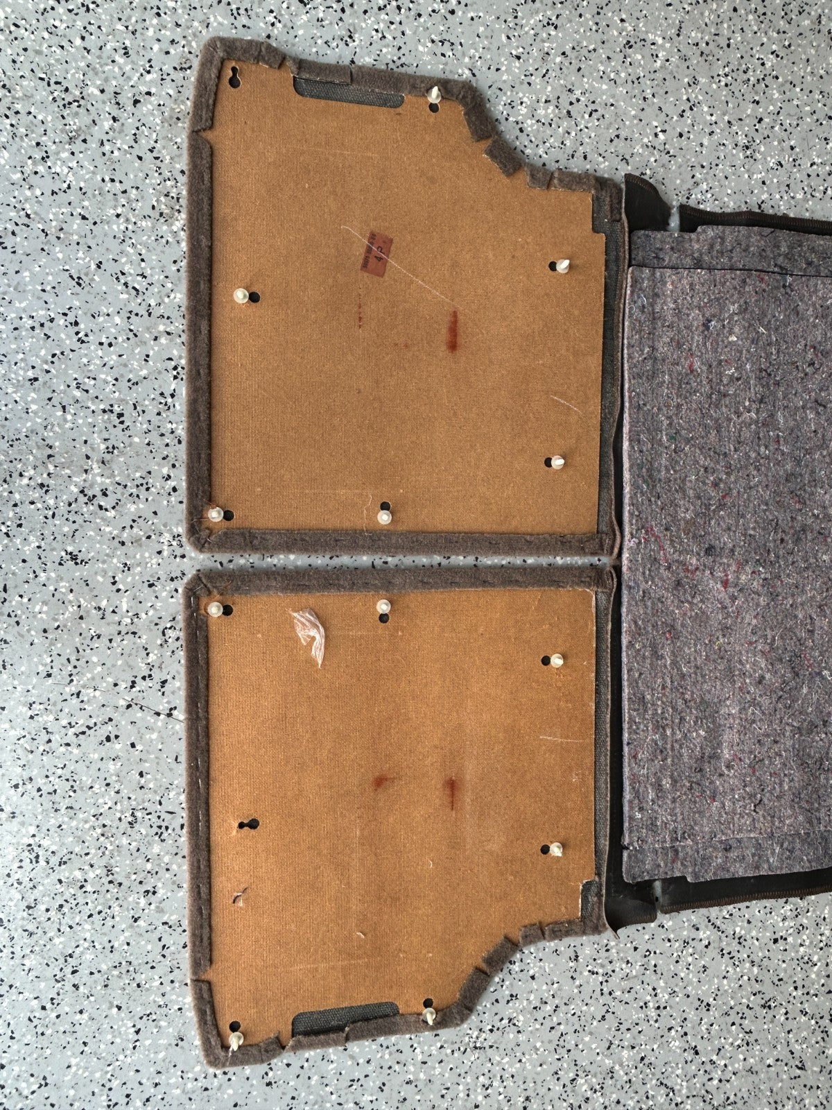 1996-1998 Toyota 4Runner Rear Interior Cab Floor Mat Carpet Brown 58570-35050-E0