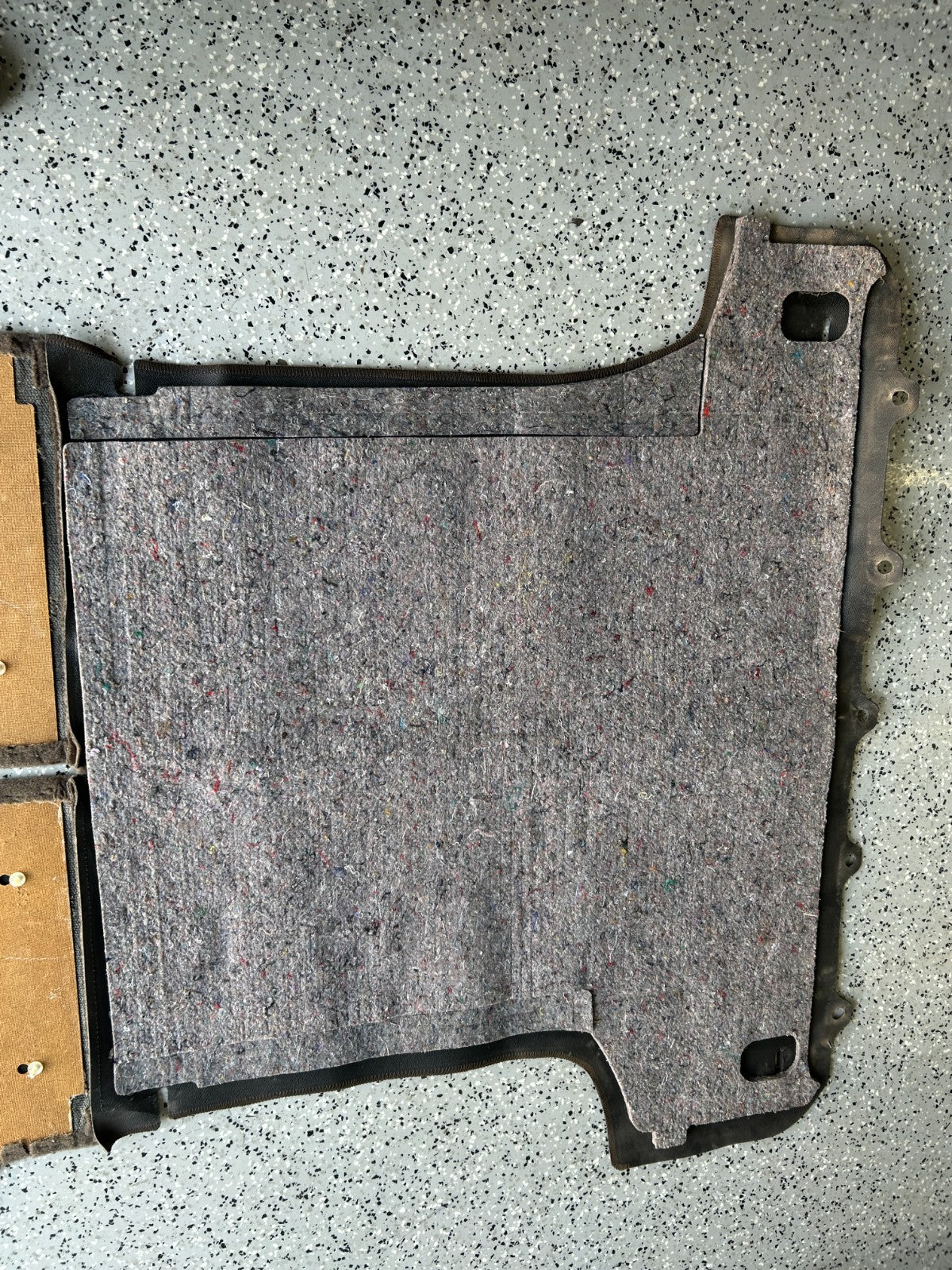 1996-1998 Toyota 4Runner Rear Interior Cab Floor Mat Carpet Brown 58570-35050-E0