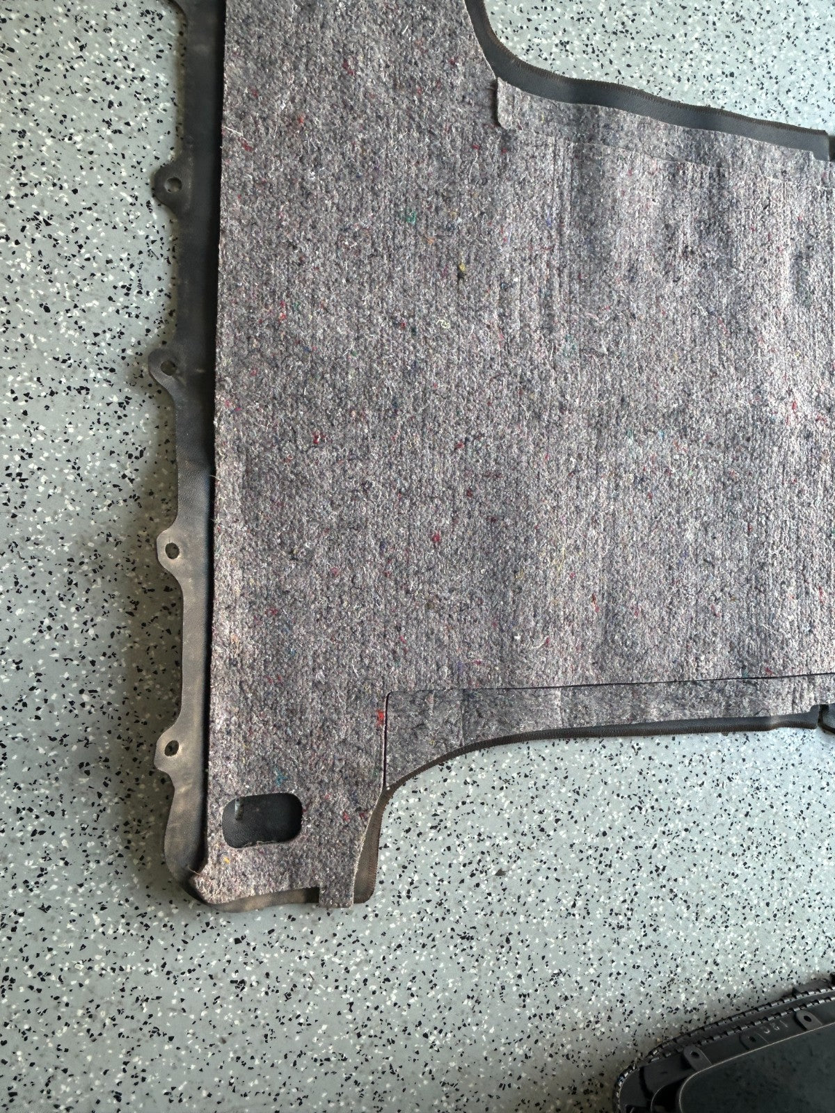 1996-1998 Toyota 4Runner Rear Interior Cab Floor Mat Carpet Brown 58570-35050-E0