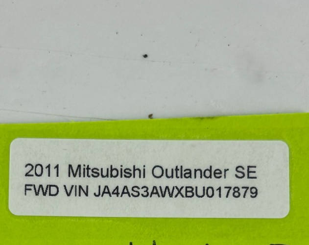 2007-2013 Mitsubishi Outlander Front Left Side Dashboard End Cap Cover 002A055ZZ