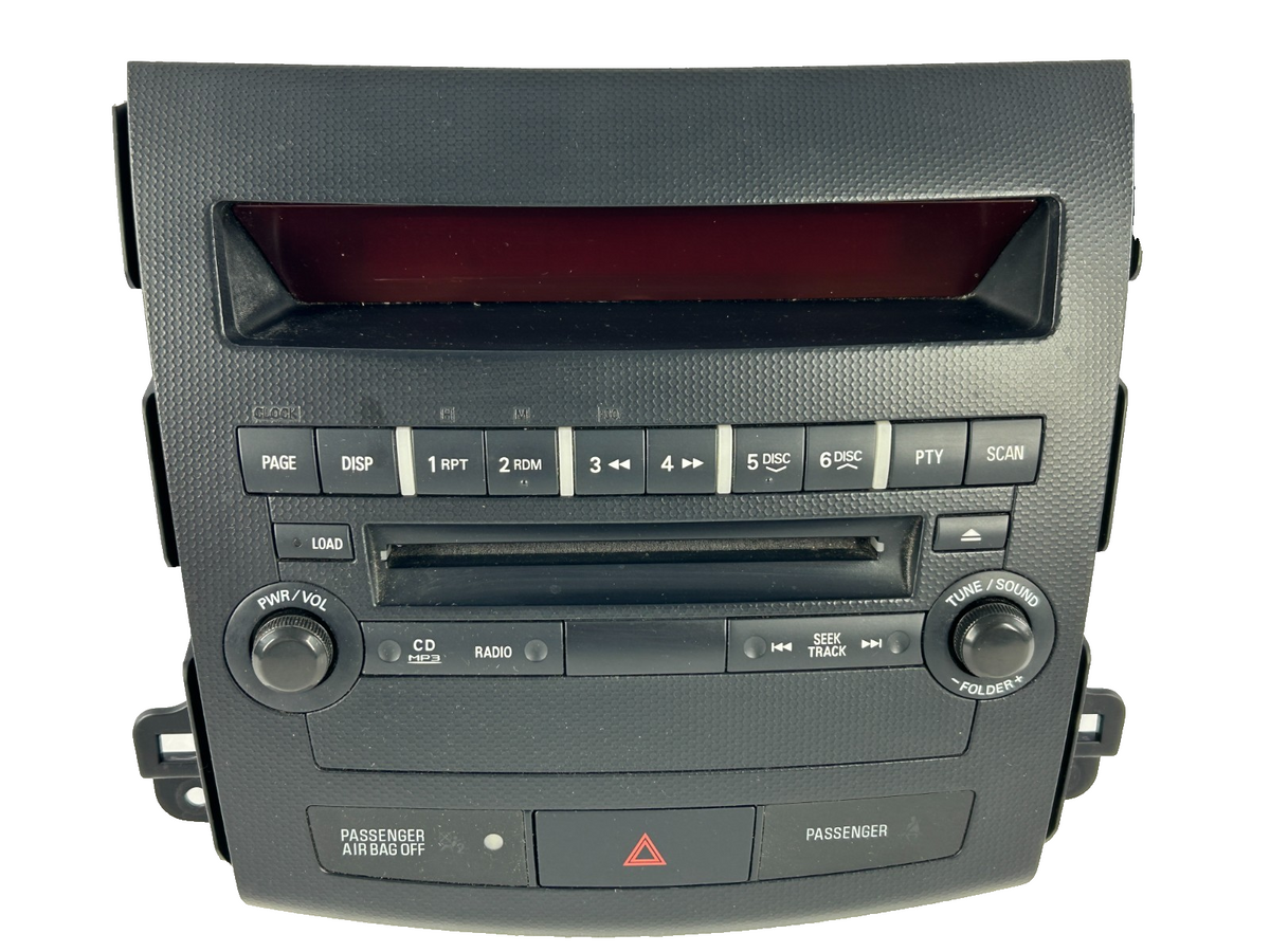 11-13 Mitsubishi Outlander CD Player AM/FM Radio Stereo Head Unit OEM 8002B233XA