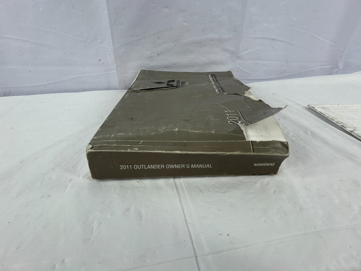 2011 Mitsubishi Outlander Owners Manual Guide Book Set OEM