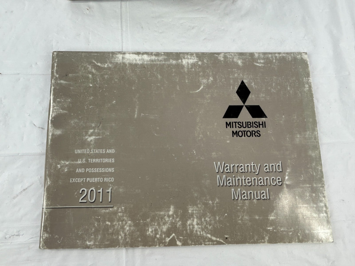 2011 Mitsubishi Outlander Owners Manual Guide Book Set OEM