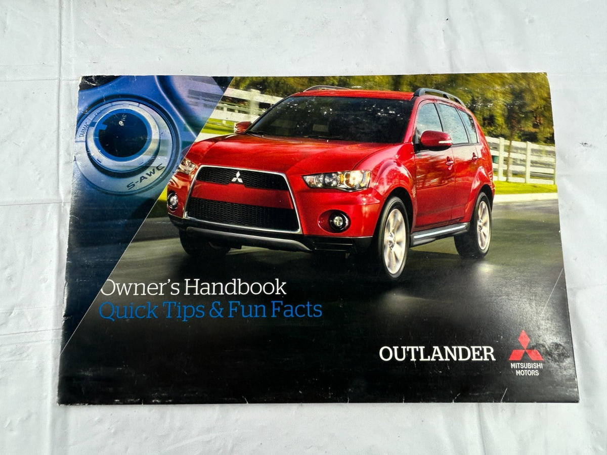 2011 Mitsubishi Outlander Owners Manual Guide Book Set OEM