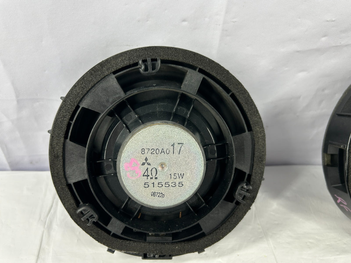 07-13 Mitsubishi Outlander Front Rear Door Audio Speakers Set of 4 OEM 8720A017