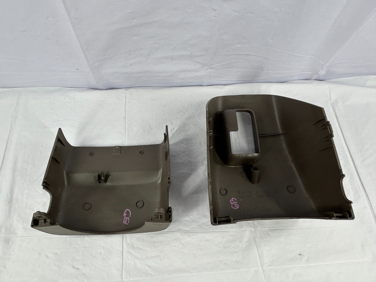 1999-2003 Lexus RX300 Steering Column Cover Upper & Lower Brown OEM 45286-48010
