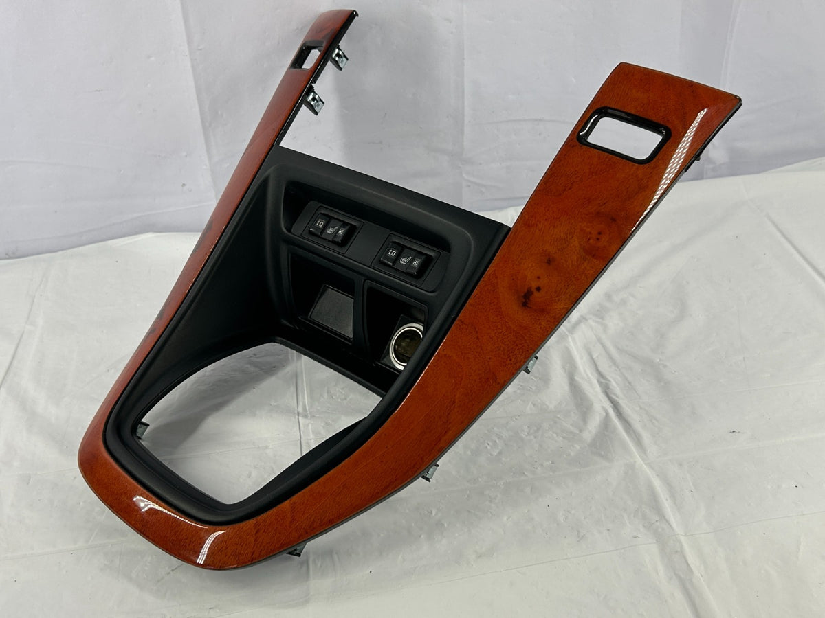 99-03 Lexus RX300 Center Console Shifter Trim Bezel Wood Grain OEM 55413-48022