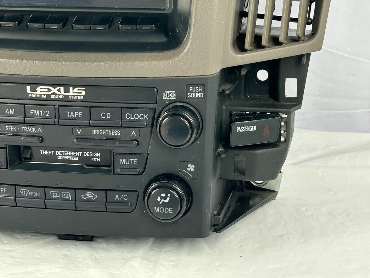 1999-2003 Lexus RX300 Dash Info Display Screen Climate Control OEM 86110-48030