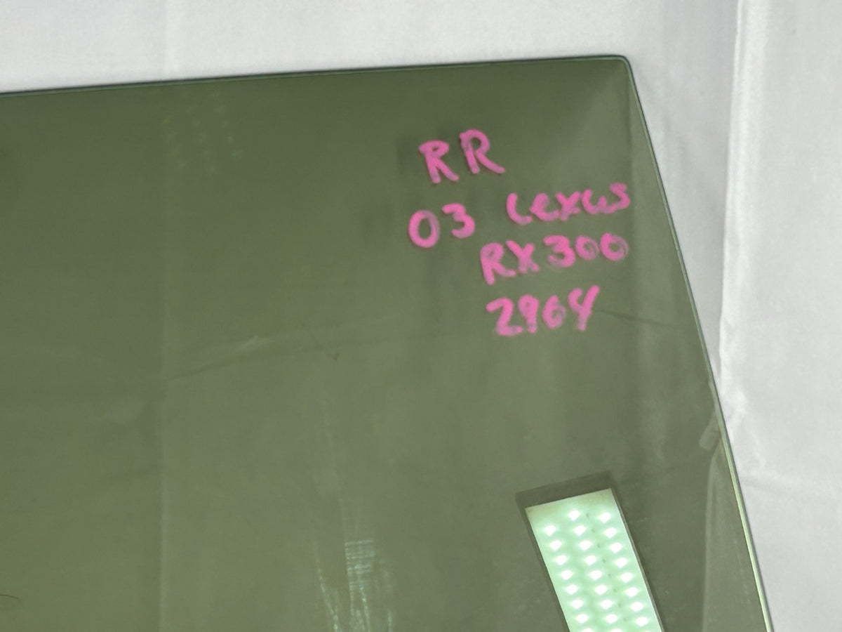 2000-2003 Lexus RX300 Rear Right Passenger Door Window Glass OEM 68113-48040