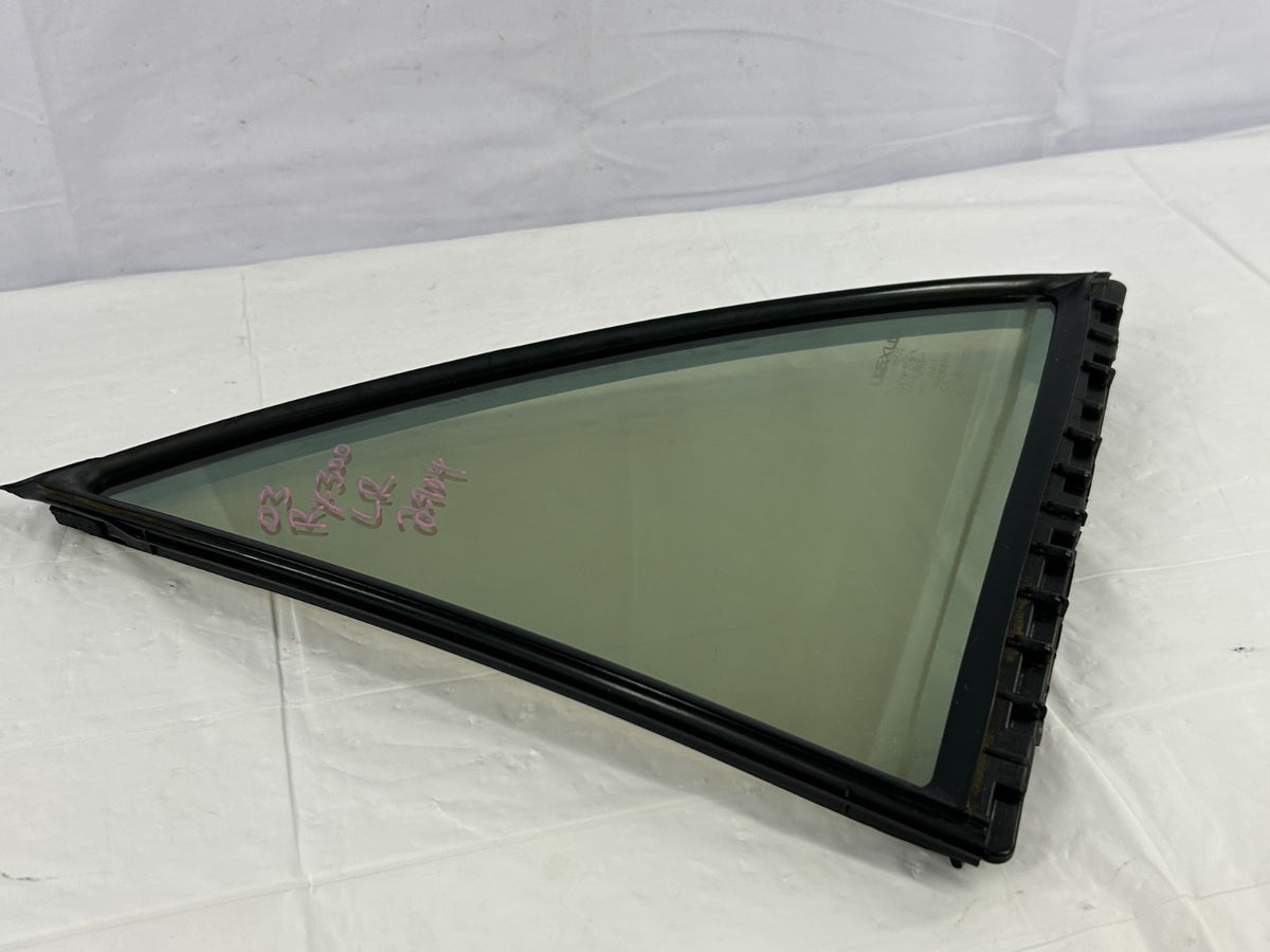 2000-2003 Lexus RX300 Rear Left Door Quarter Window Vent Glass OEM 68124-48040