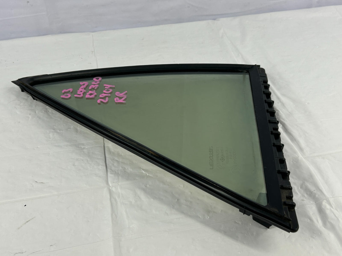 2000-2003 Lexus RX300 Rear Right Door Quarter Window Vent Glass OEM 68123-48040