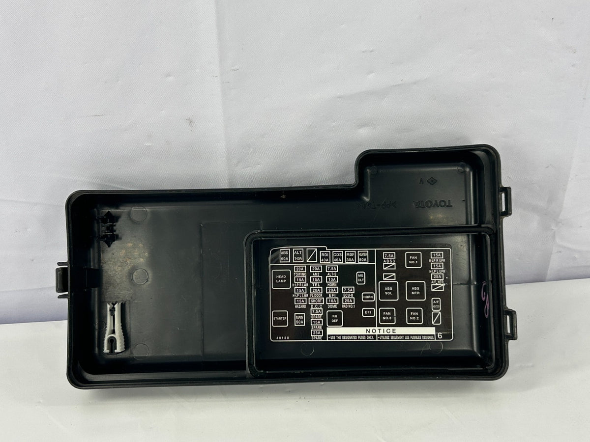 1999-2003 Lexus RX300 Under Hood Fuse Relay Box Top Cover Lid OEM 82672-48010