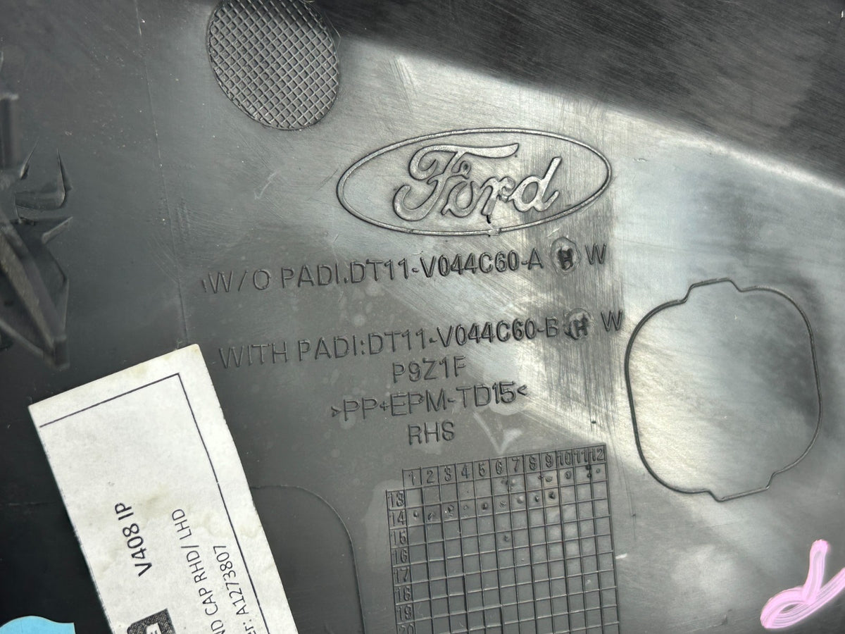 14-18 Ford Transit Connect Right Side Dash End Cap Trim Cover OEM DT11-V044C60-A