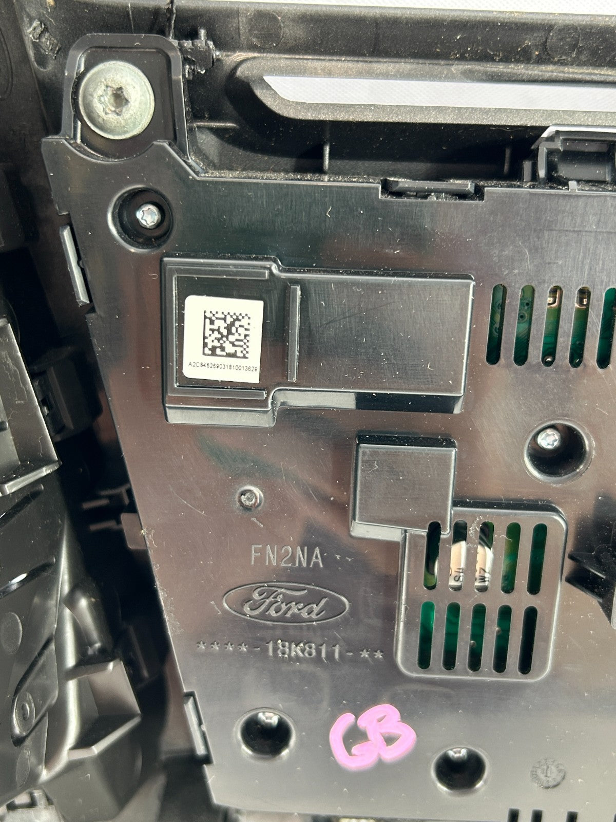 14-18 Ford Transit Connect Dash Radio Control Panel Air Vents OE DT1T-18K811-DG